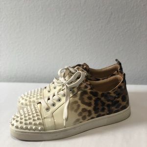 CHRISTIAN LOUBOUTIN Louis Junior Spikes Men's Flat